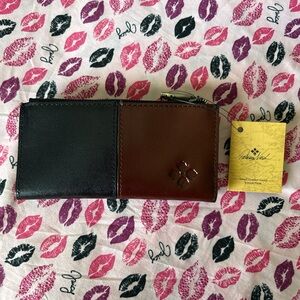 Patricia Nash colorblock genuine leather wallet